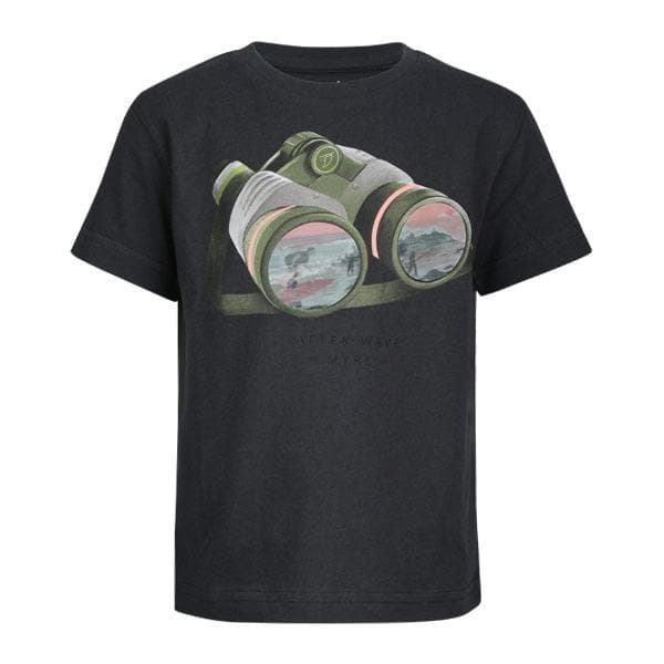 BLACK GRAPHIC S/S T SHIRT