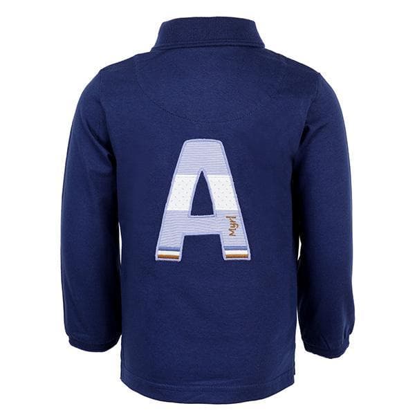 BLUE LONG SLEEVE POLO
