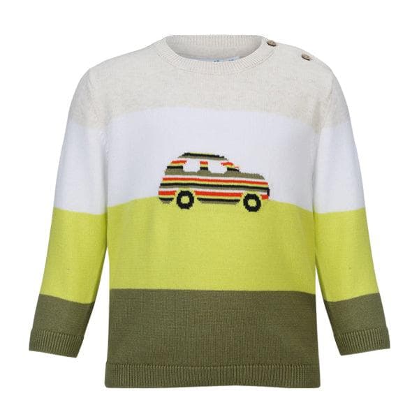 MULTICOLOUR STRIPED SWEATER