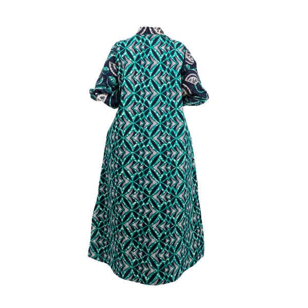 GREEN SWING DRESS