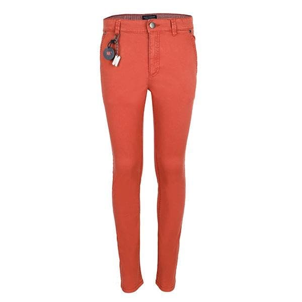 RED SATIN LONG PANTS