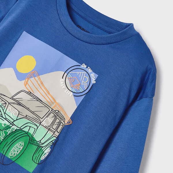 BLUE L/S TSHIRT