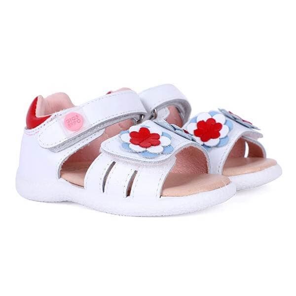 WHITE BABY SANDALS