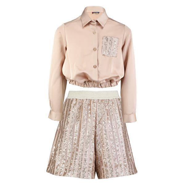 BEIGE SHORT SET
