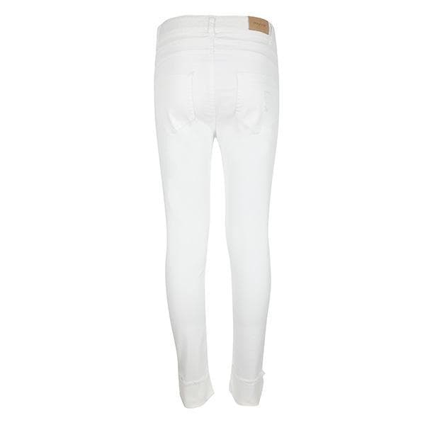 WHITE TWILL LONG TROUSER