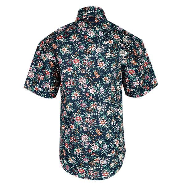 GREEN S/S FLORAL SHIRT