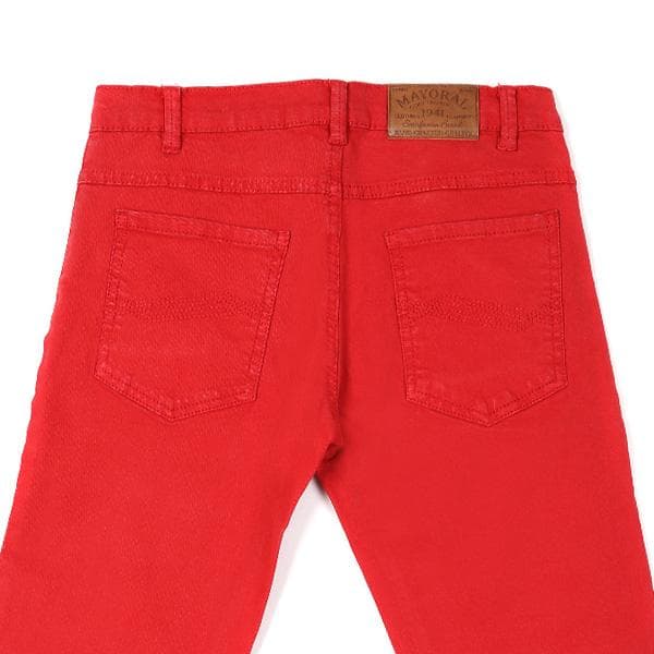 CHERRY 5 POCKETS TWILL TROUSER