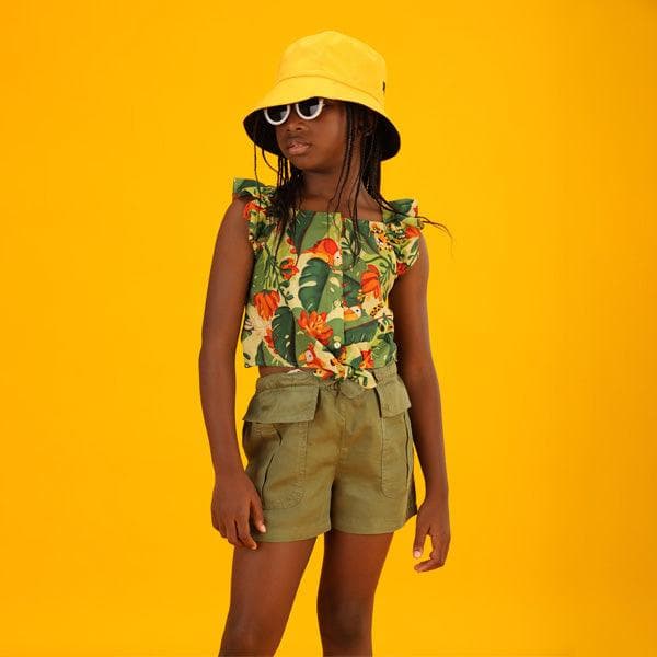 MULTICOLOUR FLORAL BLOUSE