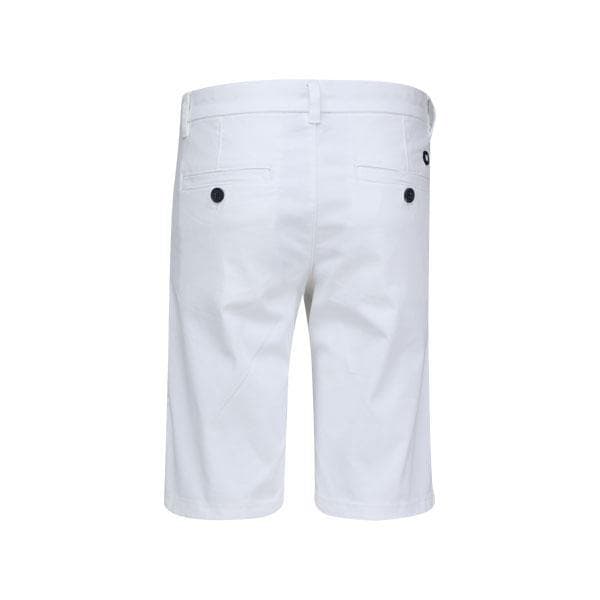 WHITE BASIC CHINO SHORTS
