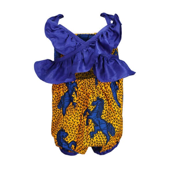 MULTICOLOUR FLOUNCE PLAY SUIT