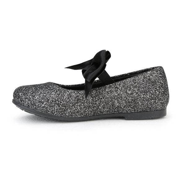 BLACK GLITEERY FORMAL SHOES