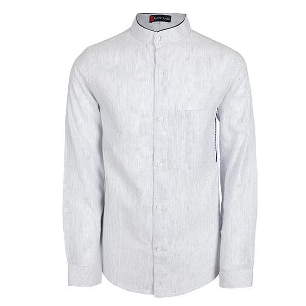 LIGHT BLUE L/S STRIPE SHIRT