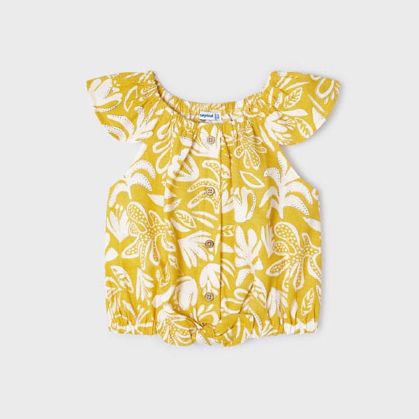 YELLOW PRINT BLOUSE