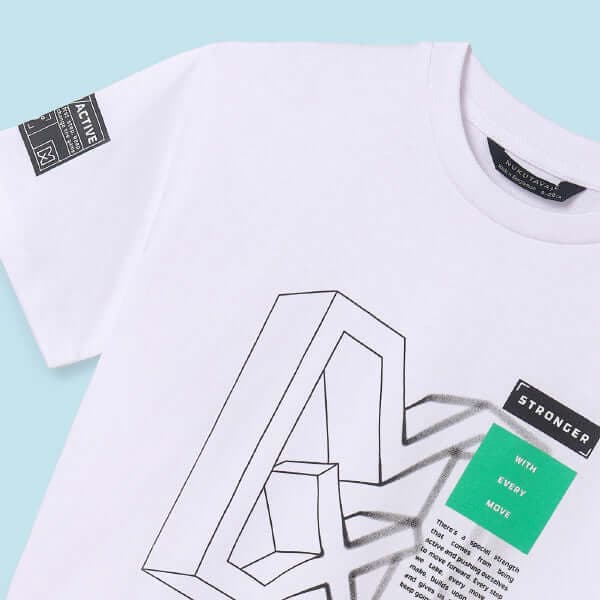 WHITE S/S TSHIRT