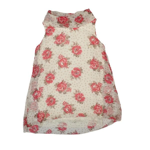 CREAM FLORAL DRESS