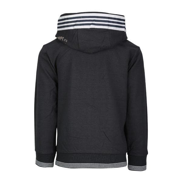 BLACK PULLOVER HOODIE