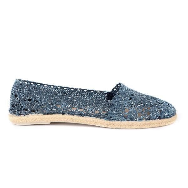 DENIM ESPADRILLE SLIP-ON