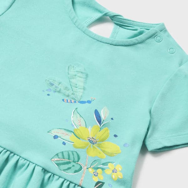 GREEN BLOUSE & LEGGINGS SET