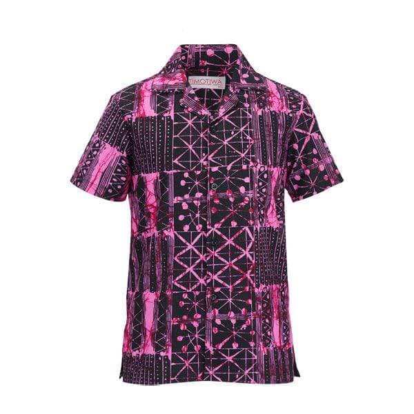 PINK S/S SHIRT & TROUSER SET