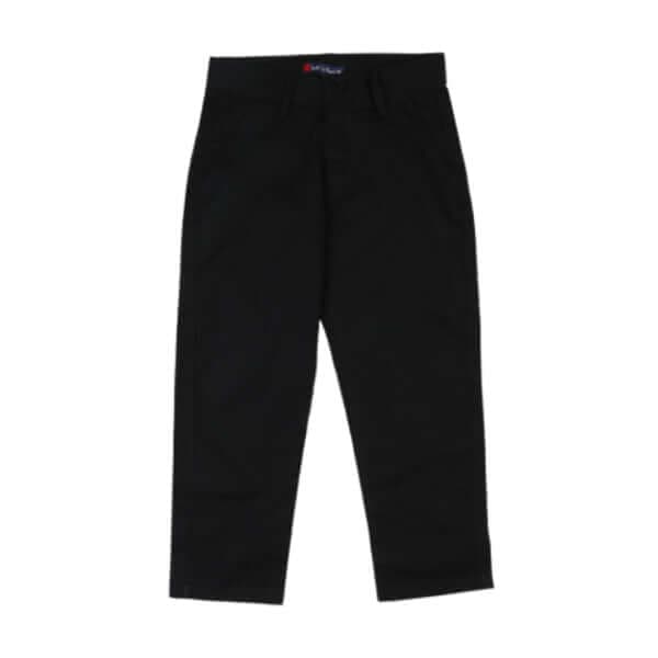 BLACK BASIC CHINOS TROUSERS Image