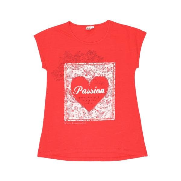 RED S/S 'PASSION' T-SHIRT