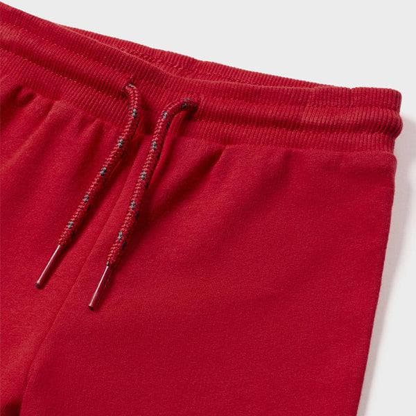 RED FLEECE SHORT