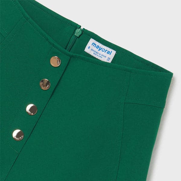 GREEN & WHITE SLEEVELESS BLOUSE & SHORT SET