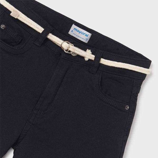 BLACK BASIC TWILL SHORT