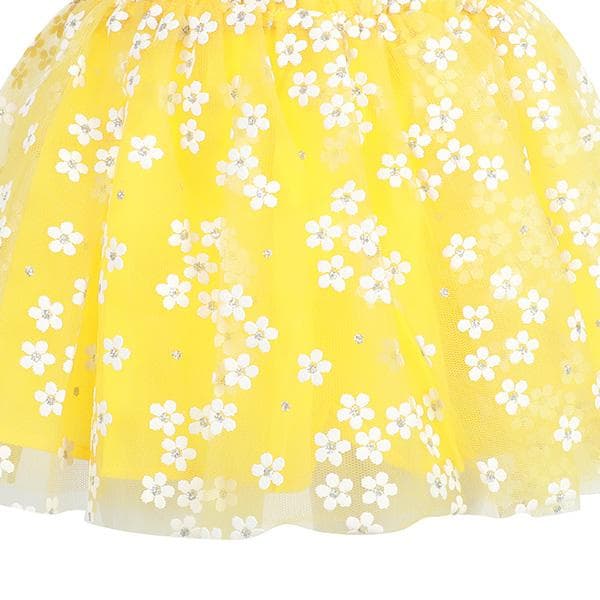 YELLOW DAISY TULLE SKIRT