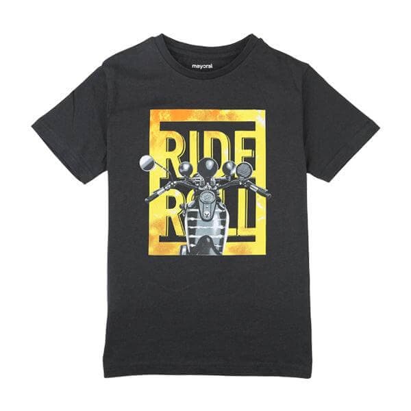 BLACK GRAPHIC S/S T SHIRT