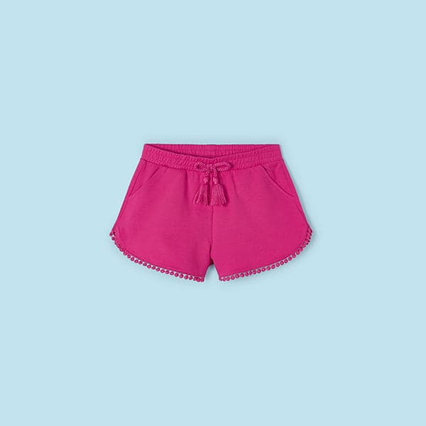 PINK CHENILLE SHORT