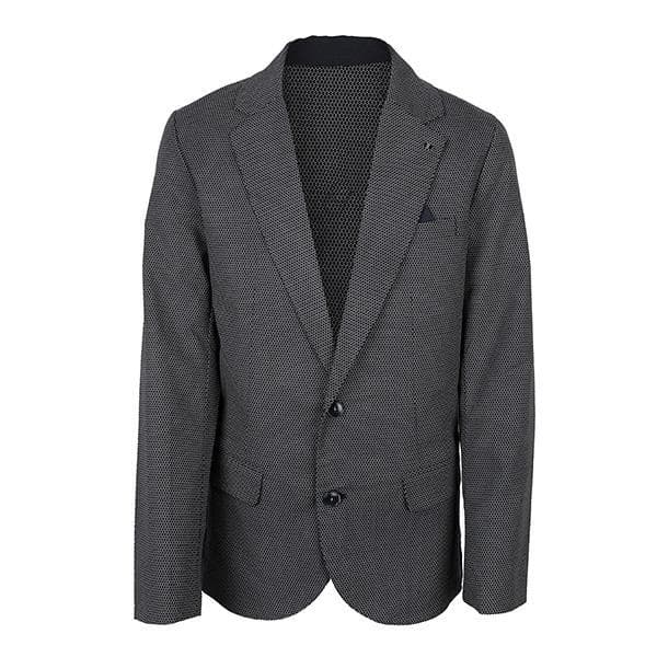GREY L/S LINEN DRESS JACKET