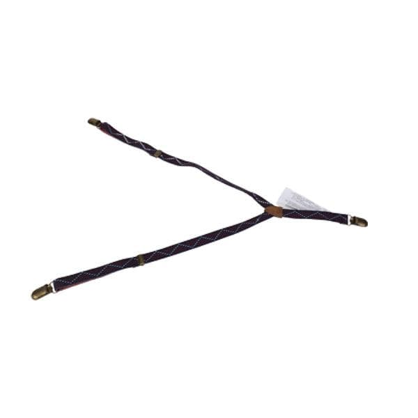 RED SKINNY SUSPENDERS