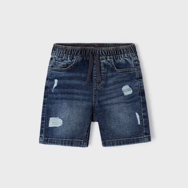 BLUE DENIM SHORT