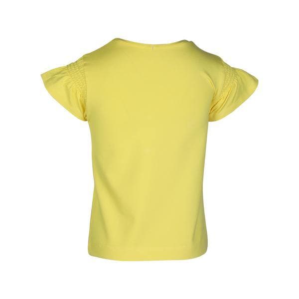 YELLOW S/S FLOWER T-SHIRT