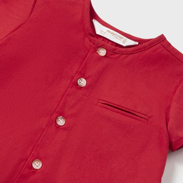 RED SHORT SET