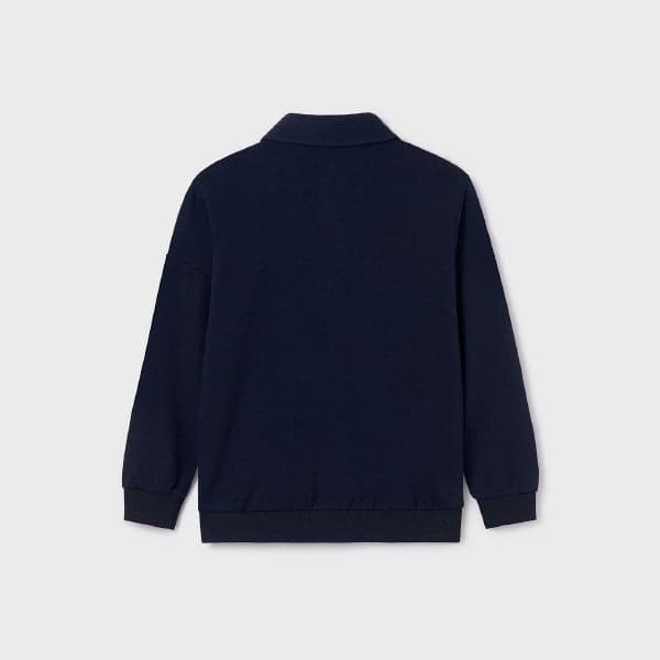 NAVY BLUE L/S POLO TSHIRT