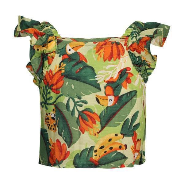 MULTICOLOUR FLORAL BLOUSE