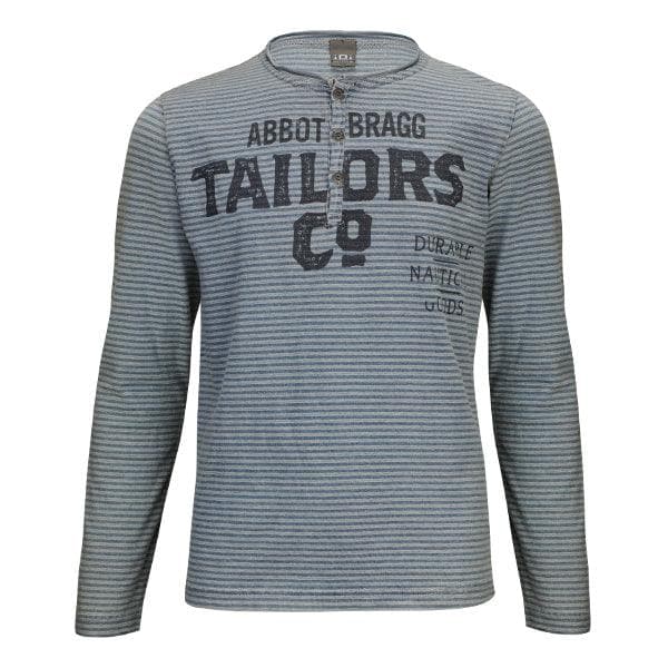 BLUE STRIPED L/S T-SHIRT