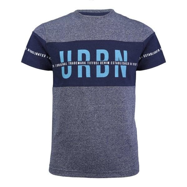 NAVY S/S PRINT TSHIRT