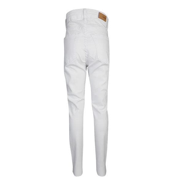 WHITE CROPPED TROUSERS