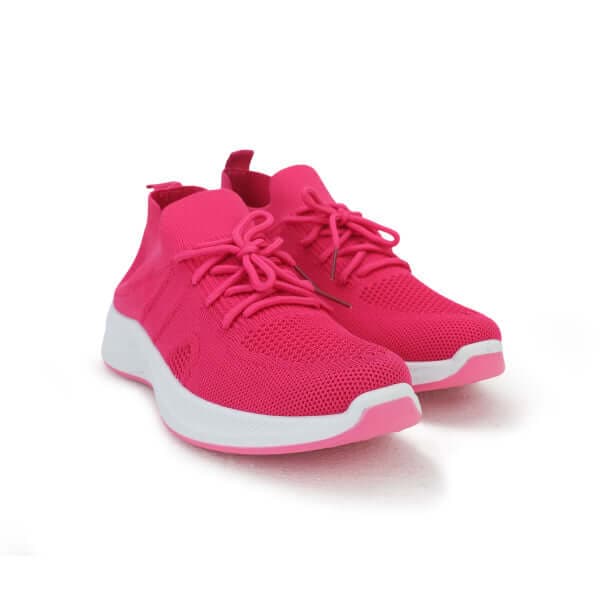 RED LACE UP  SNEAKERS
