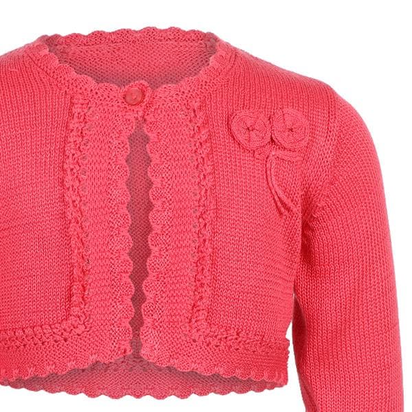 CORAL BABY CARDIGAN