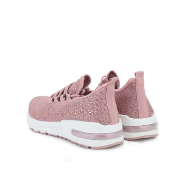 PINK LACE UP  SNEAKERS