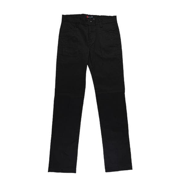 5POCKET BLACK PLAIN TROUSER