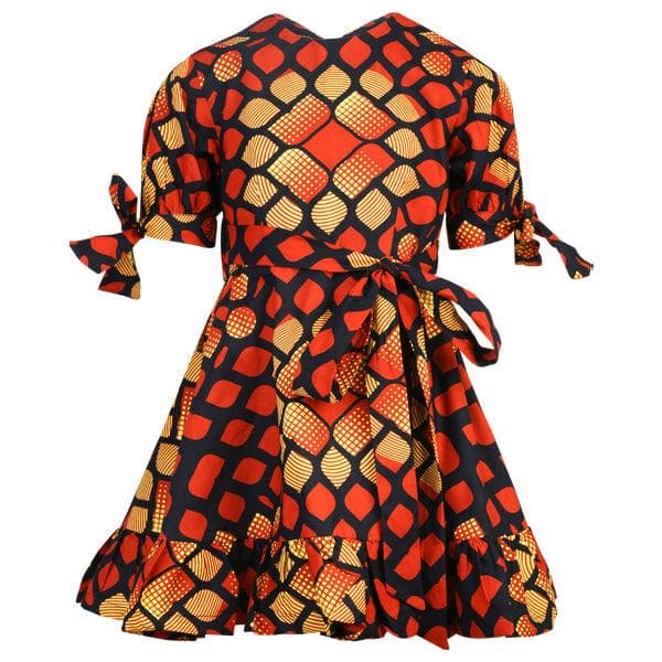 MULTICOLOUR ANKARA DRESS