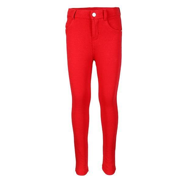 RED BASIC FLEECE TROUSERS