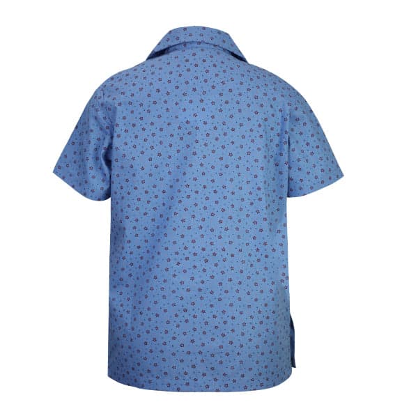 BLUE & WINE ASO OKE S/S SHIRT & SHORT SET