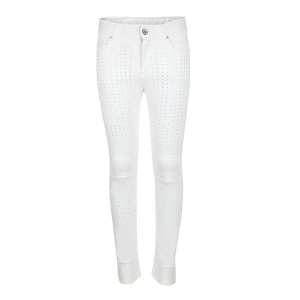 WHITE TWILL LONG TROUSER
