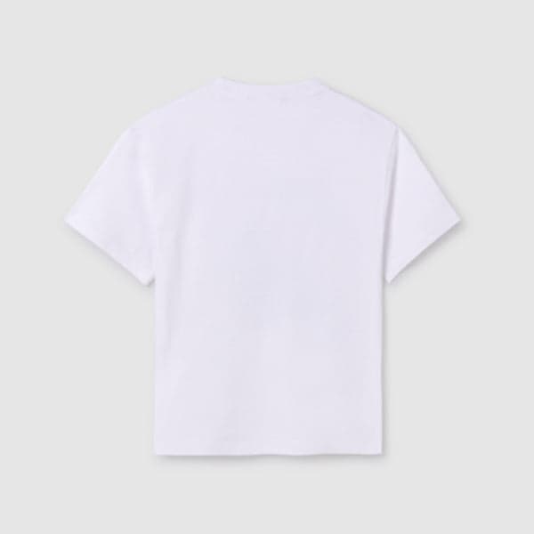 UNISEX WHITE S/S TSHIRT WITH GRAPHIC